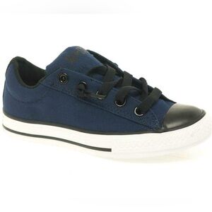 Boys Converse Size 3 Black and Navy Blue.